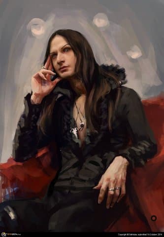 Готический парень с натуры