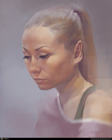 Портрет, с натуры