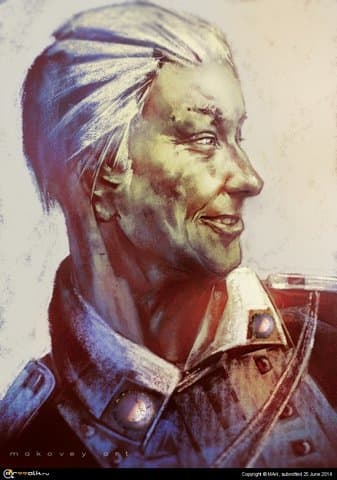 Радостный офицер