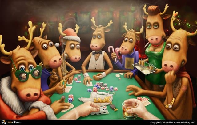 Санта Клаус не везучий игрок