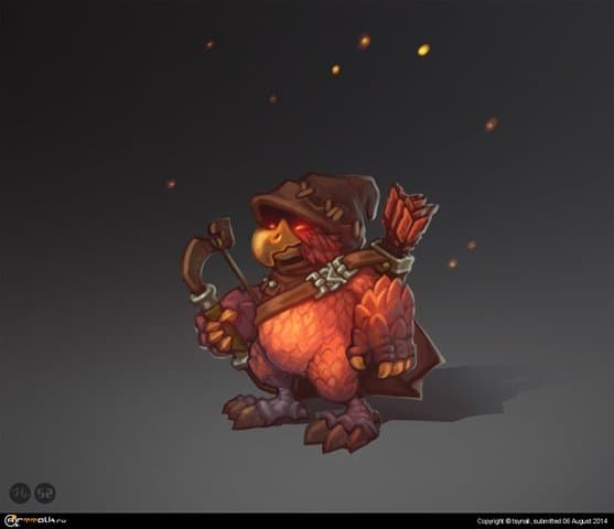 птицы лучник