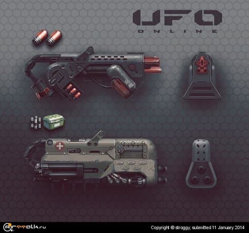 Концепт-арт оружия