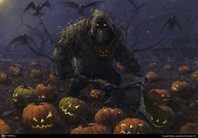 Хеллоуин. Ферма.