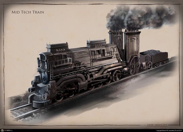 La Revolution 1625. Steam Train