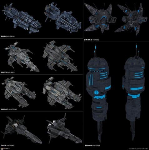 Корабли для игры Star Conflict