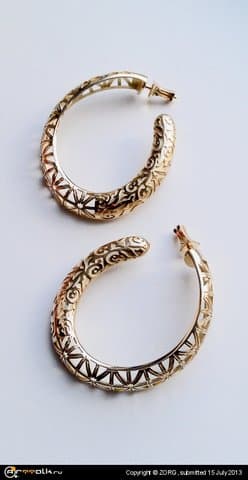 Копия серьги Carreraycarrera Cordoba