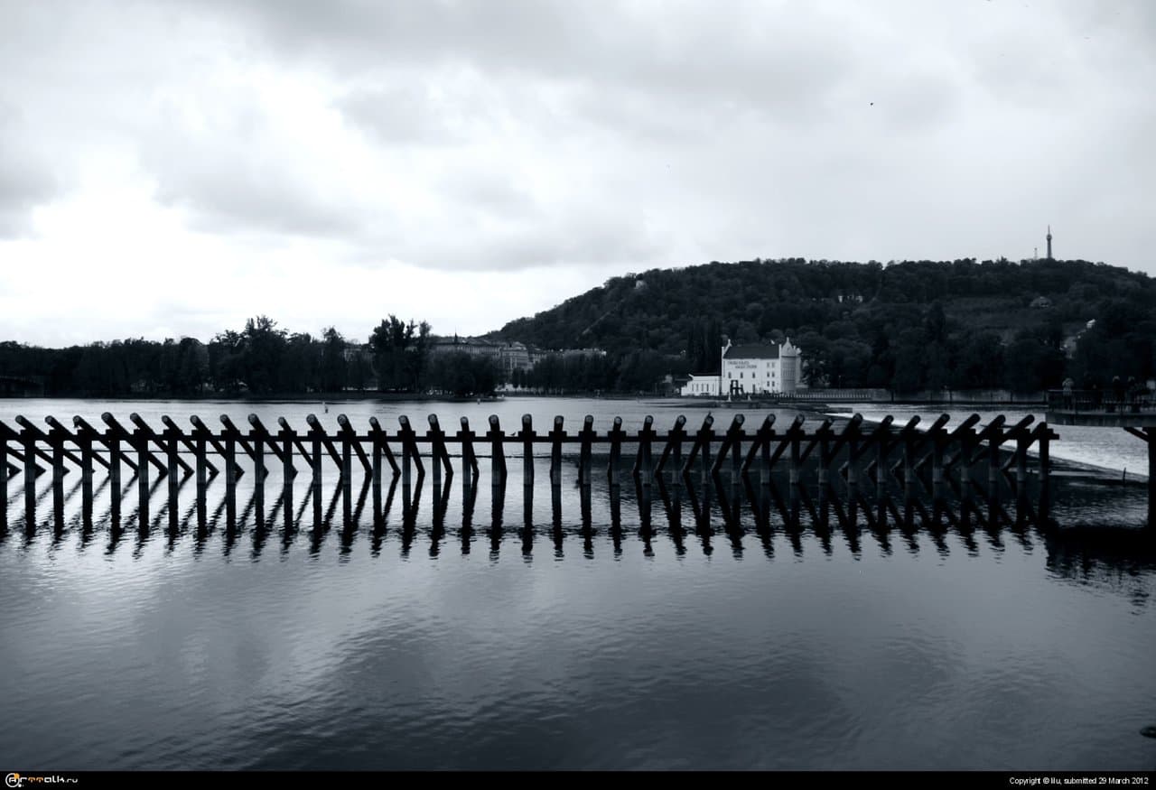 на берегу Валтавы