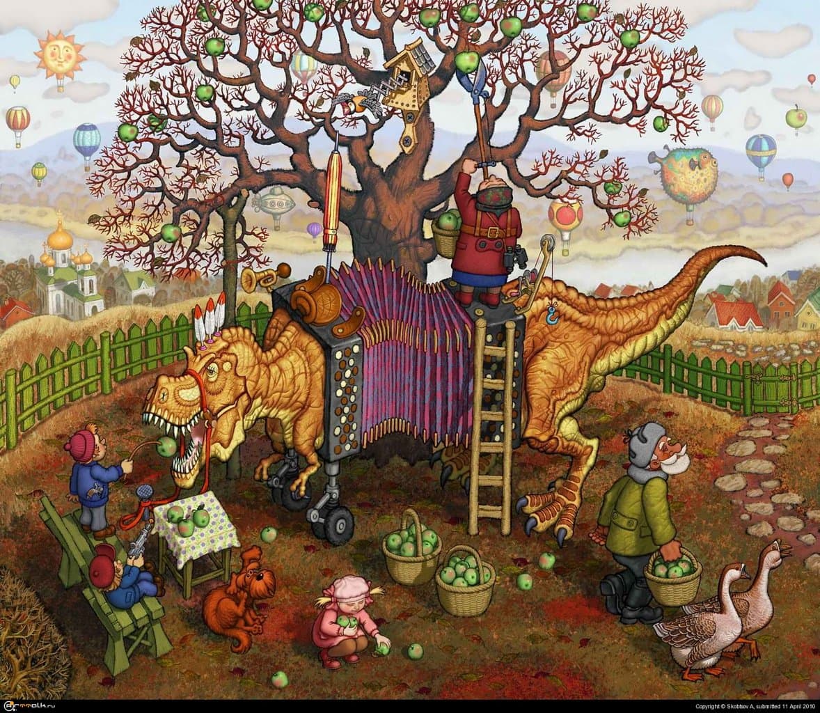 Сбор урожая(солнечный ноябрь)