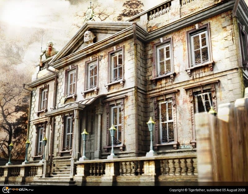 Дом на окраине. Загадочные соседи.