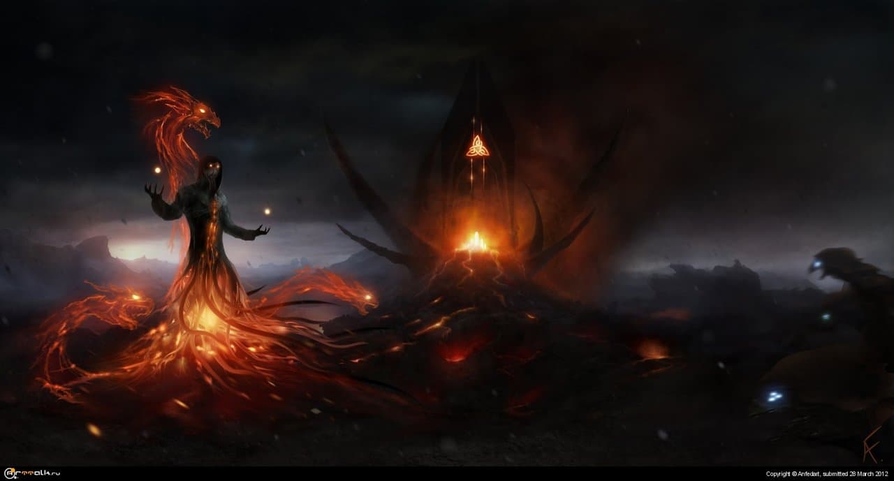 Огонь и пепел.