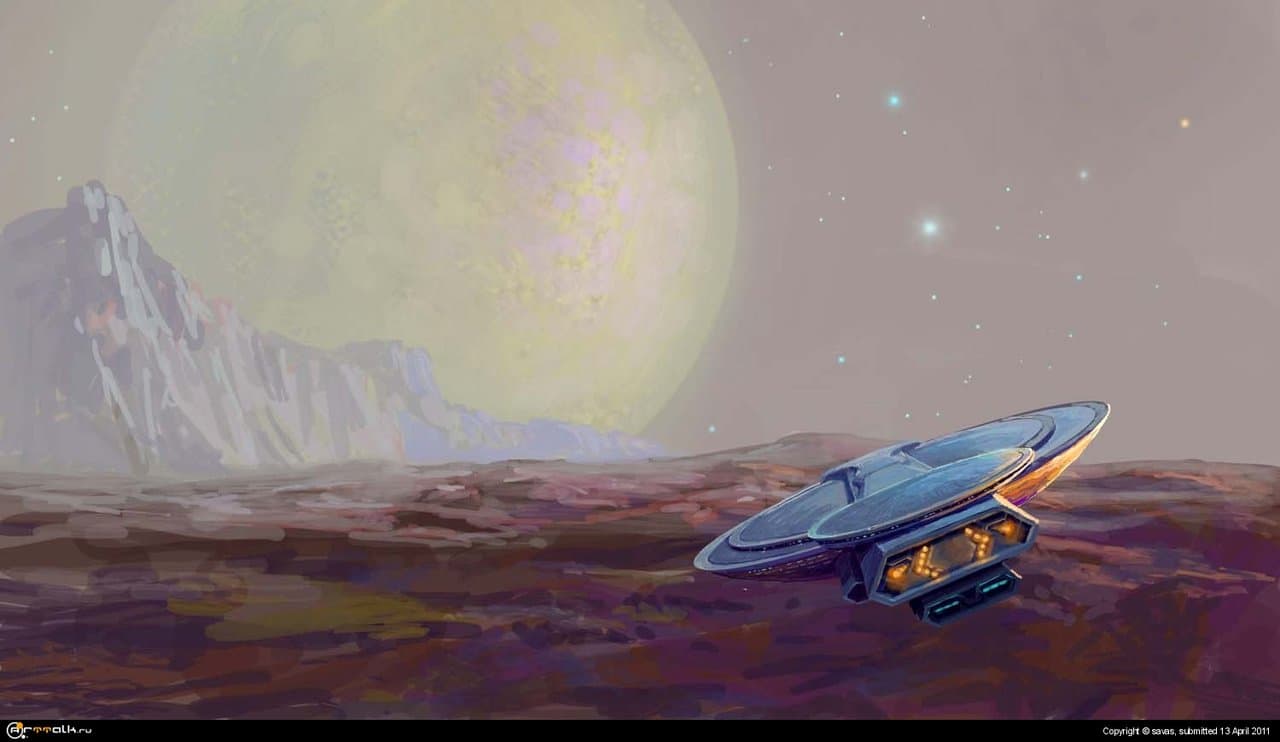 Над равниной Гуса