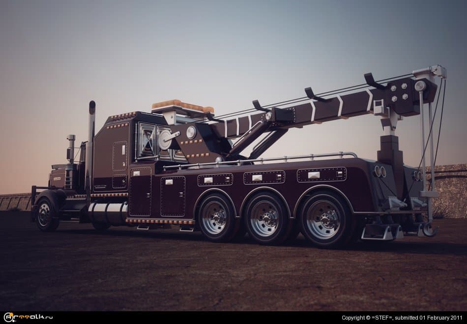 Kenworth W900l Heavy Towtruck