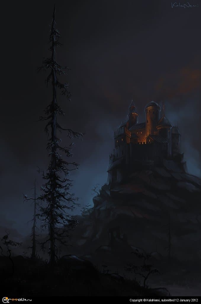 замок на холме