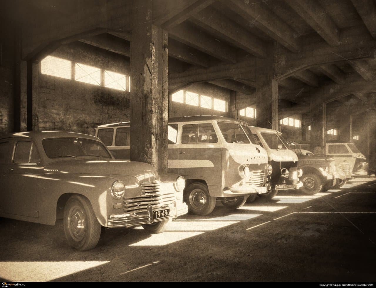 Старый гараж