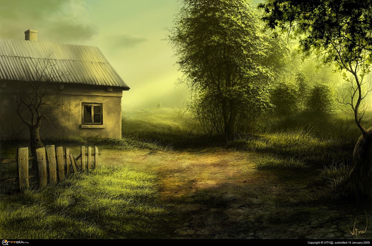 покинутый дом