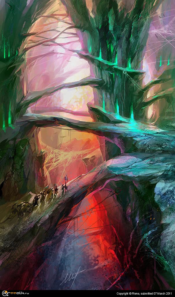 Ущелье скалистых лесов