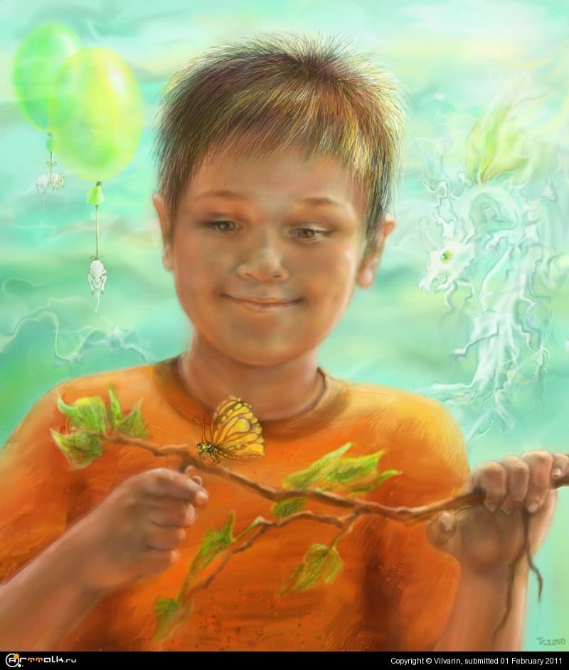 Летний, теплый портрет