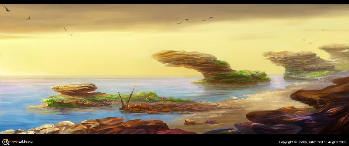 Грибной пляж