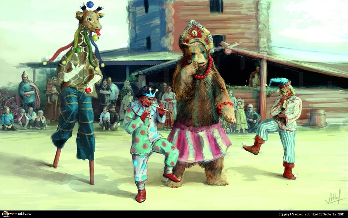 ярморочные скоморохи
