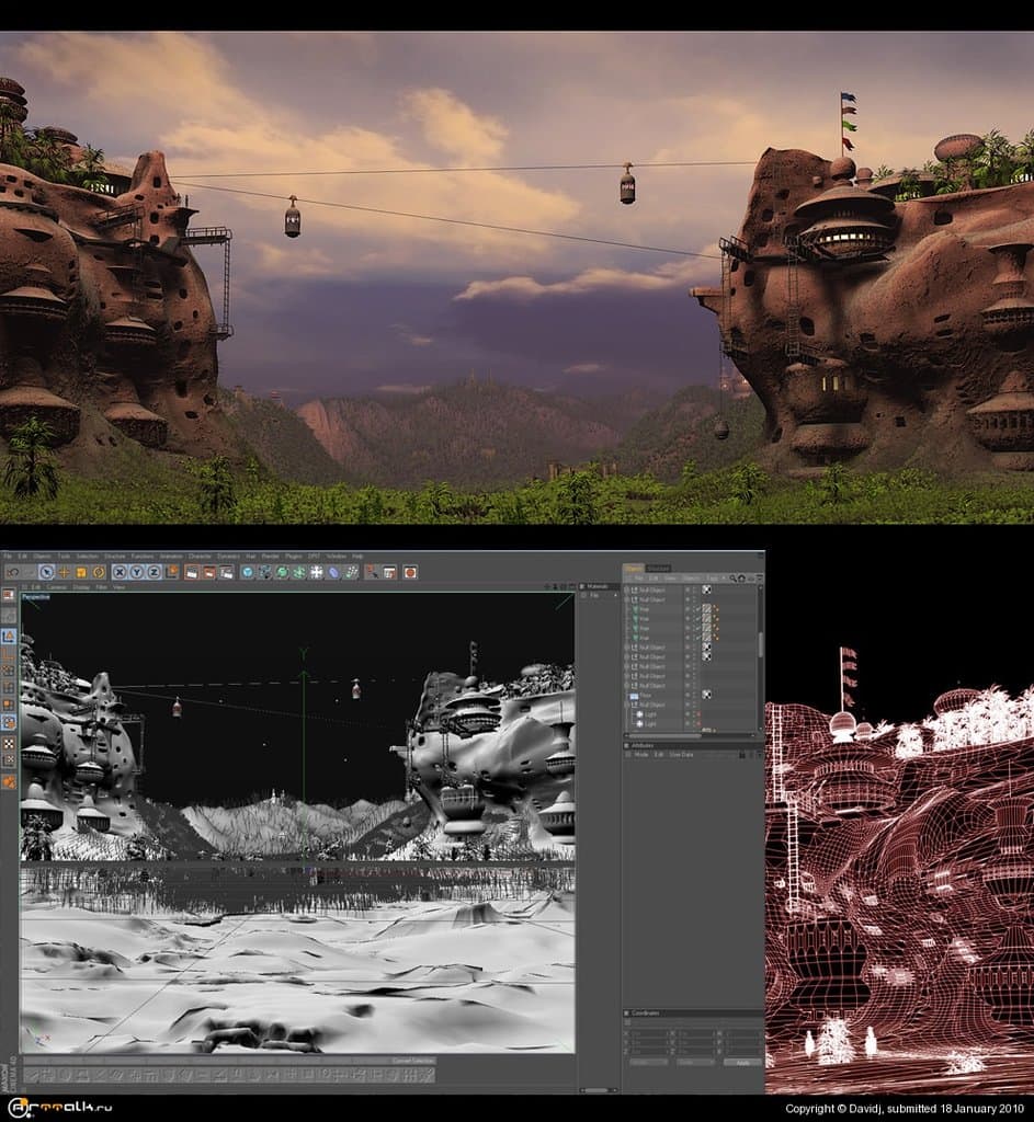 Деревня ростоманов:)