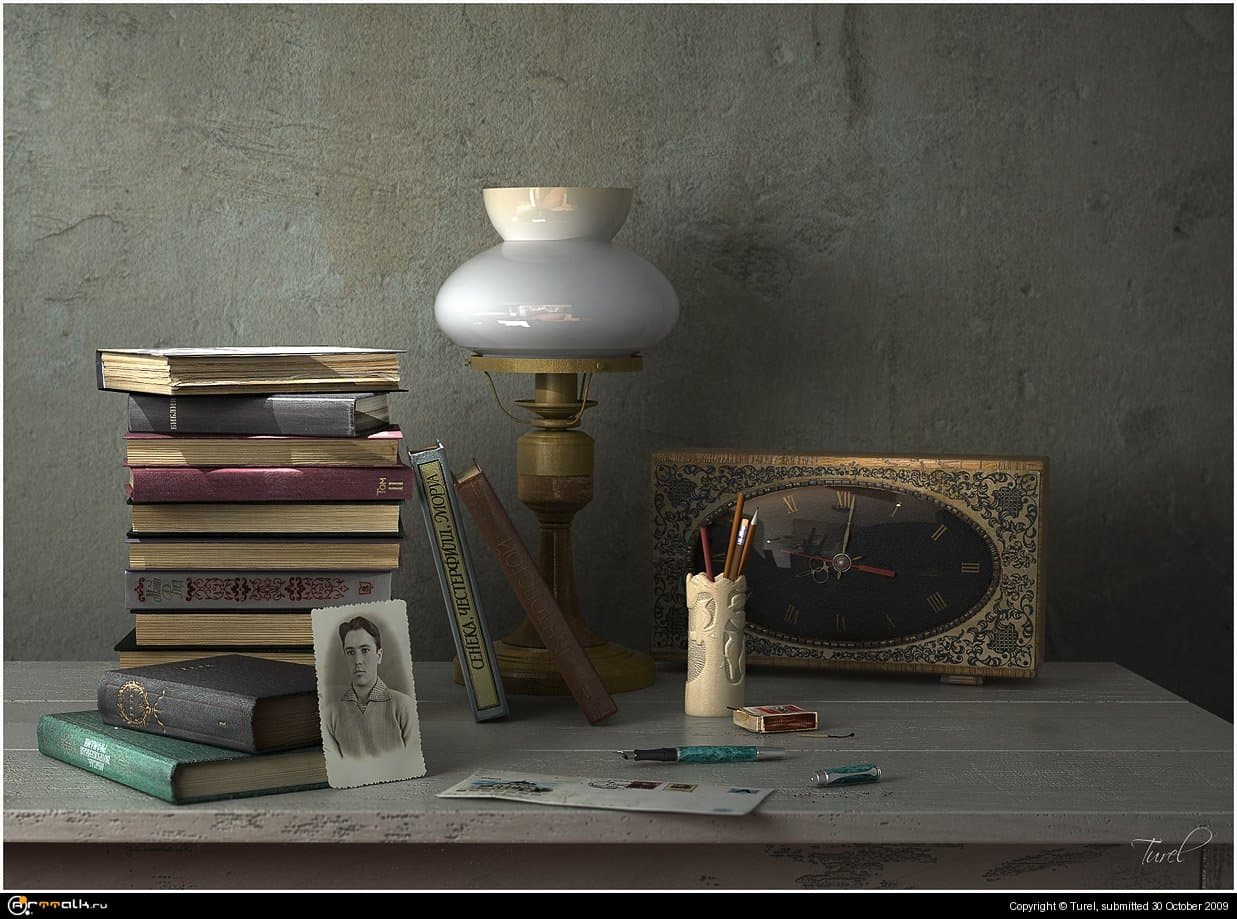 Натюрморт (неотправленное письмо).