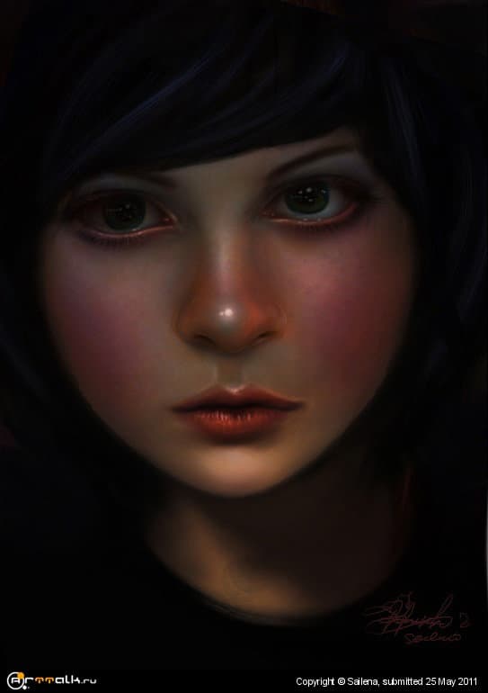 девушка со  Сказка в глазах