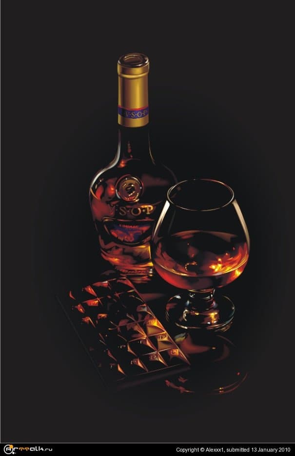 Натюрморт с шоколадом