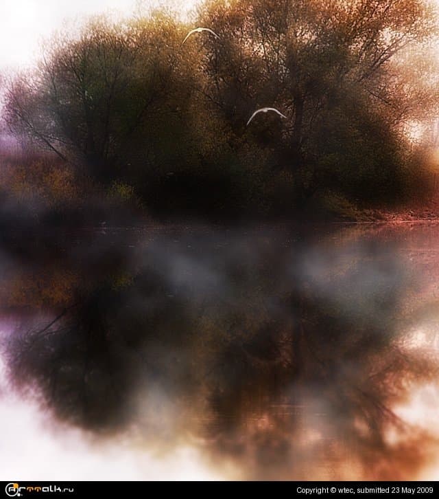 Утренний полет.