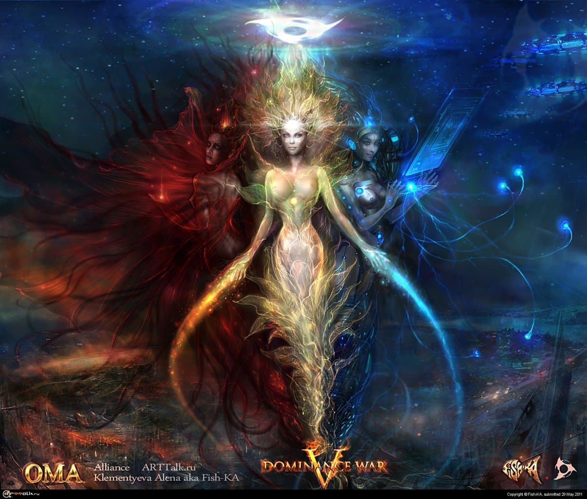 Богиня ОМА.Богиня возрождения к жизни погибающих апокалиптических миров.