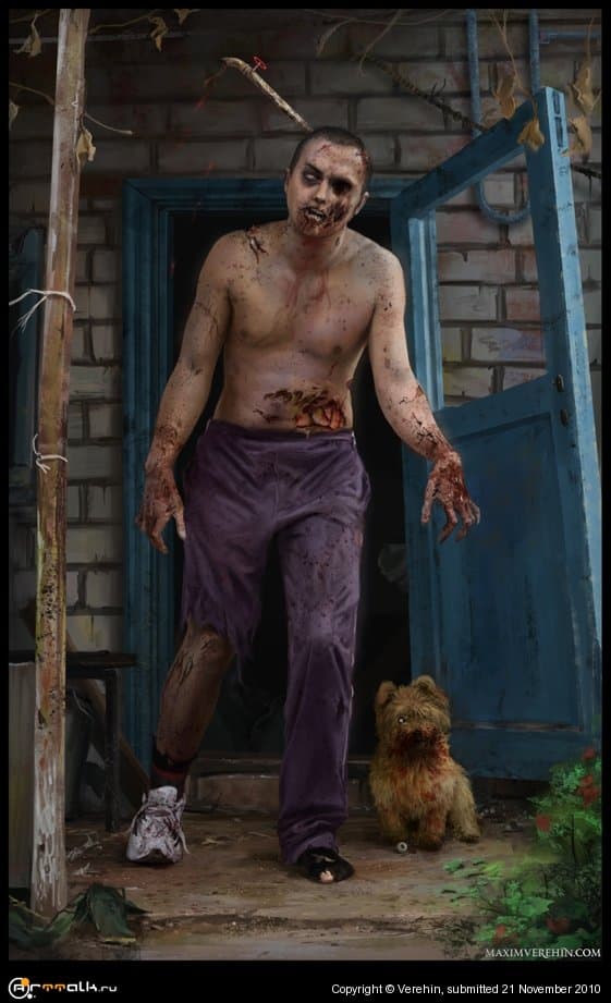 Зомби автопортрет