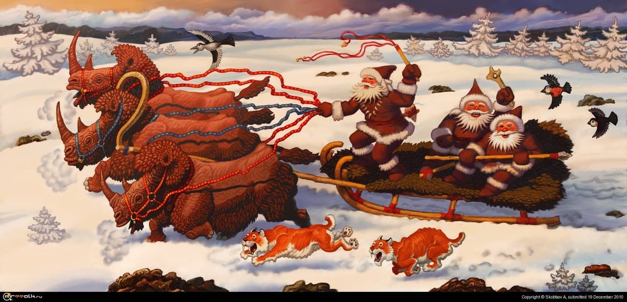 А как это было в каменном веке?