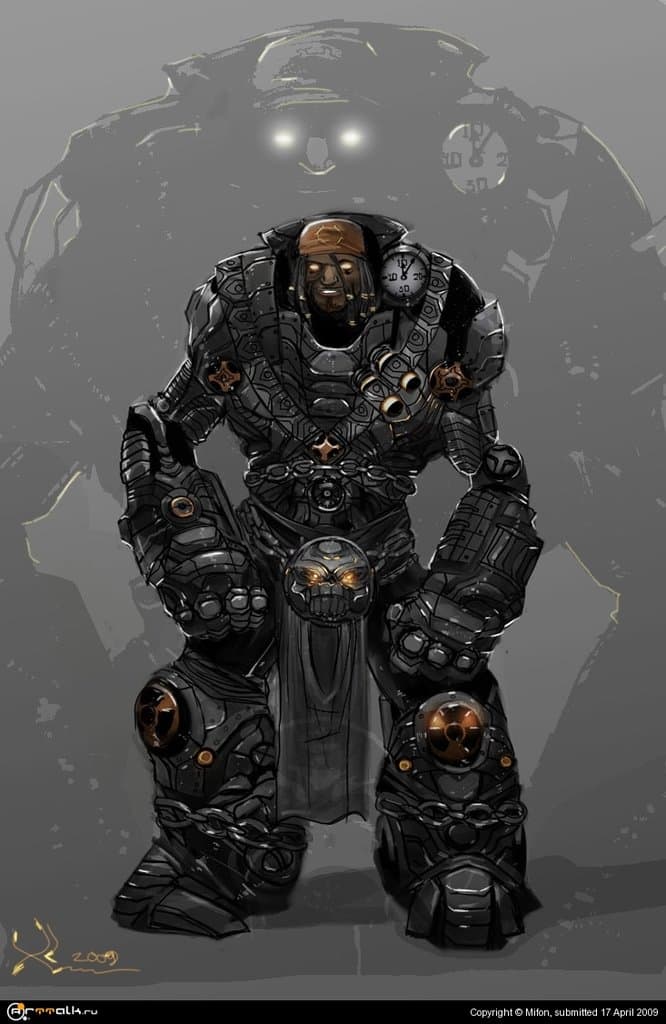 Парень в броне