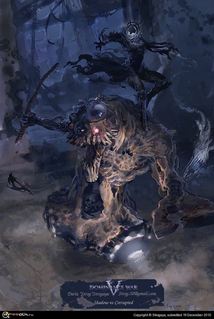 Тень и искаженный