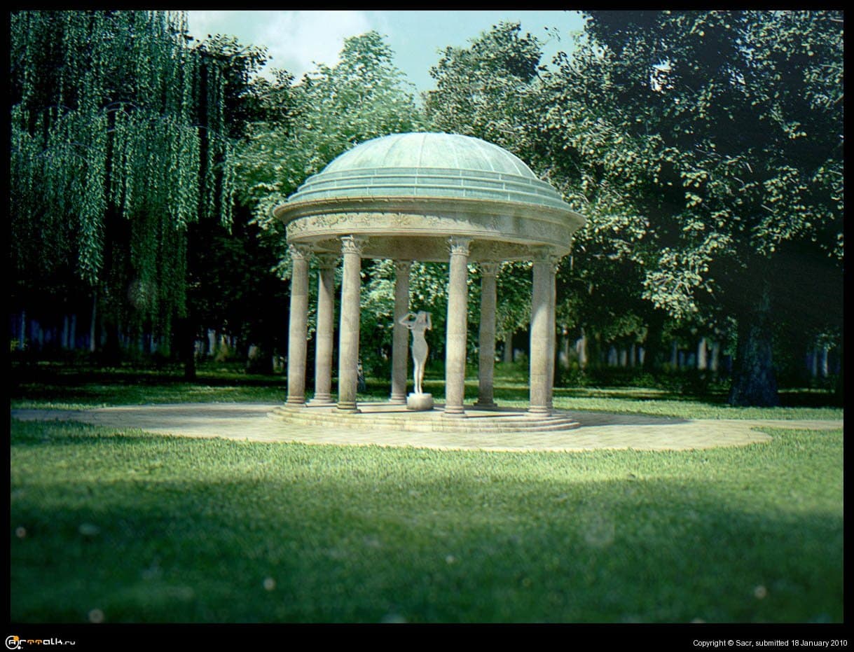 Ротонда в лесу