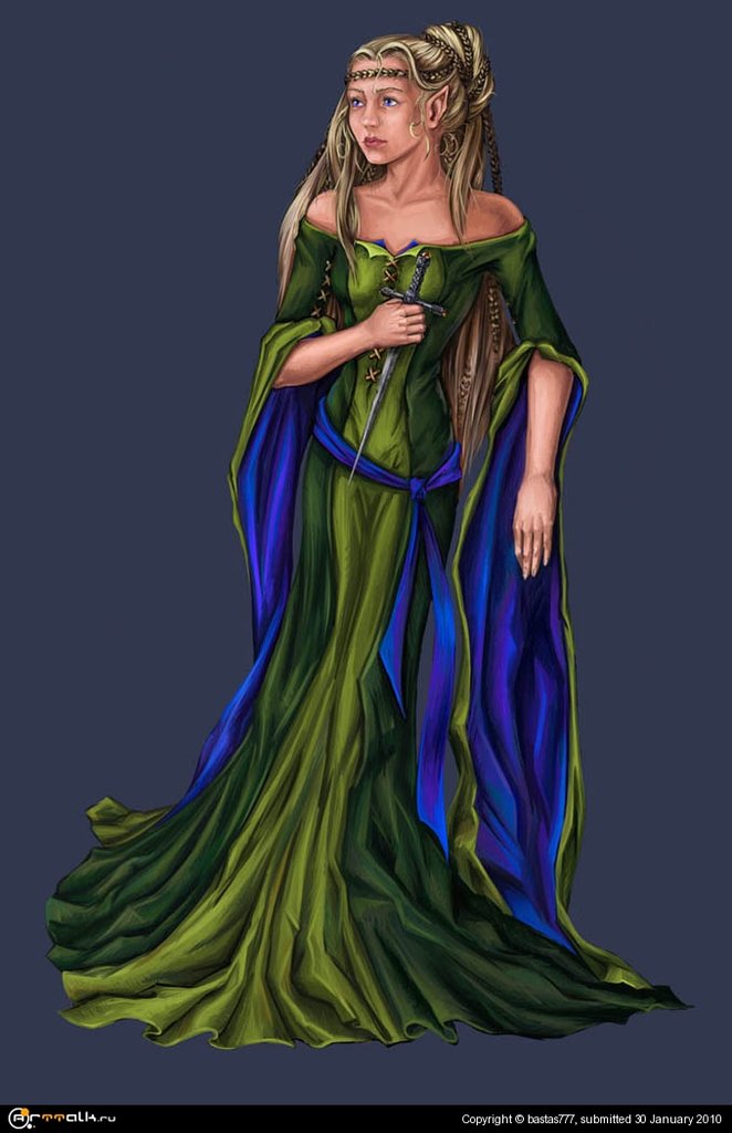 Испуганная Эльфийка