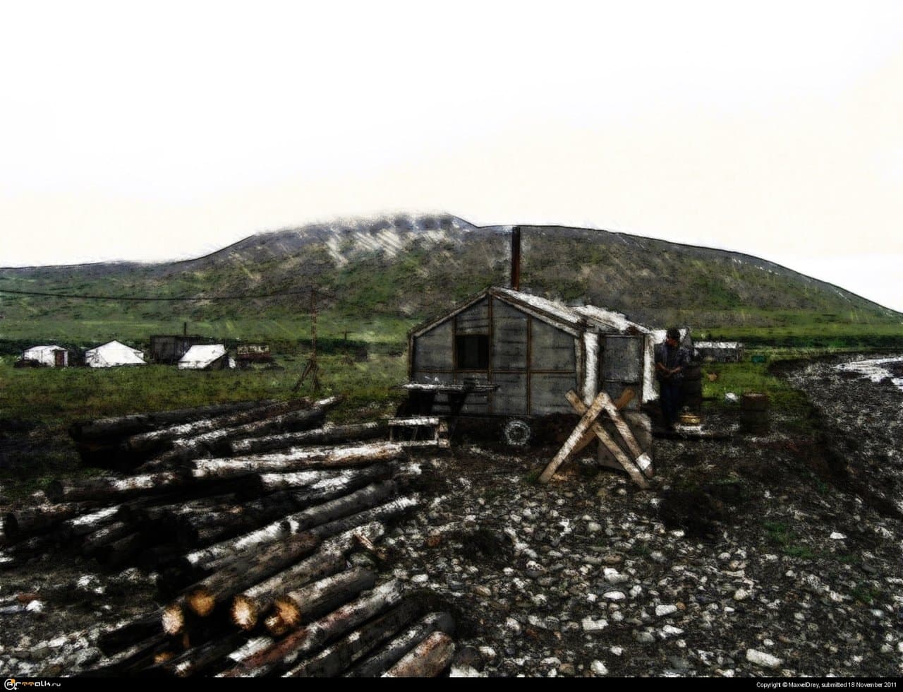 Лагерь лесников