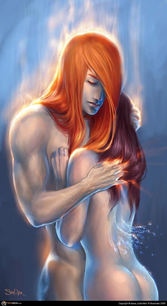 влюблённые