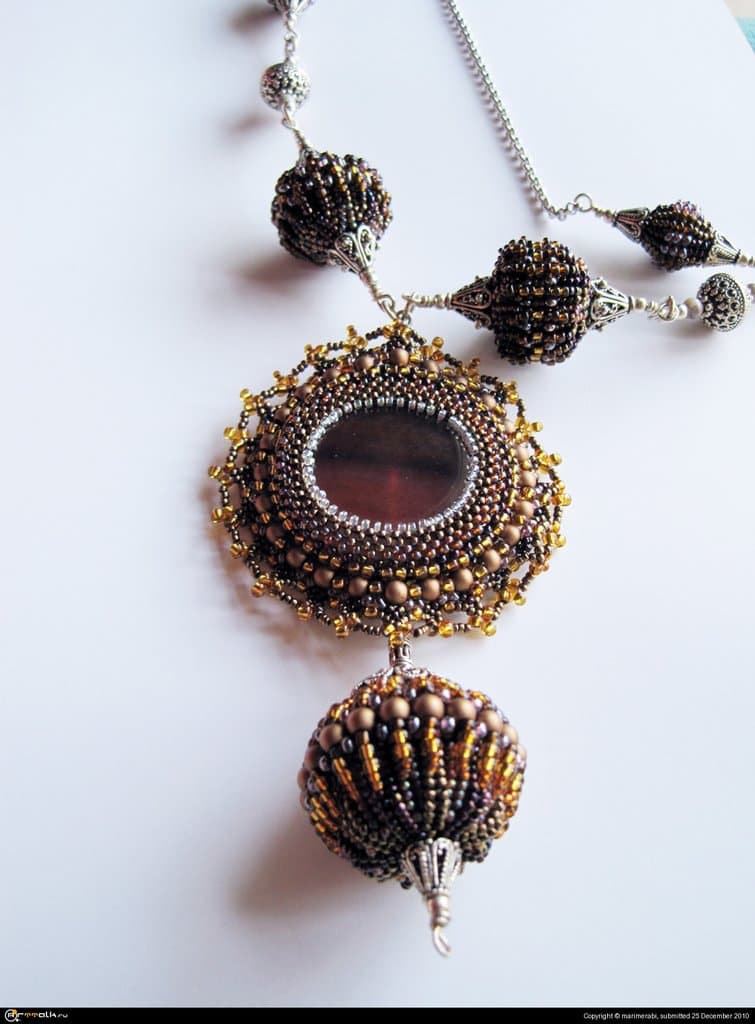 "Сердце пустыни"-кулон-колье