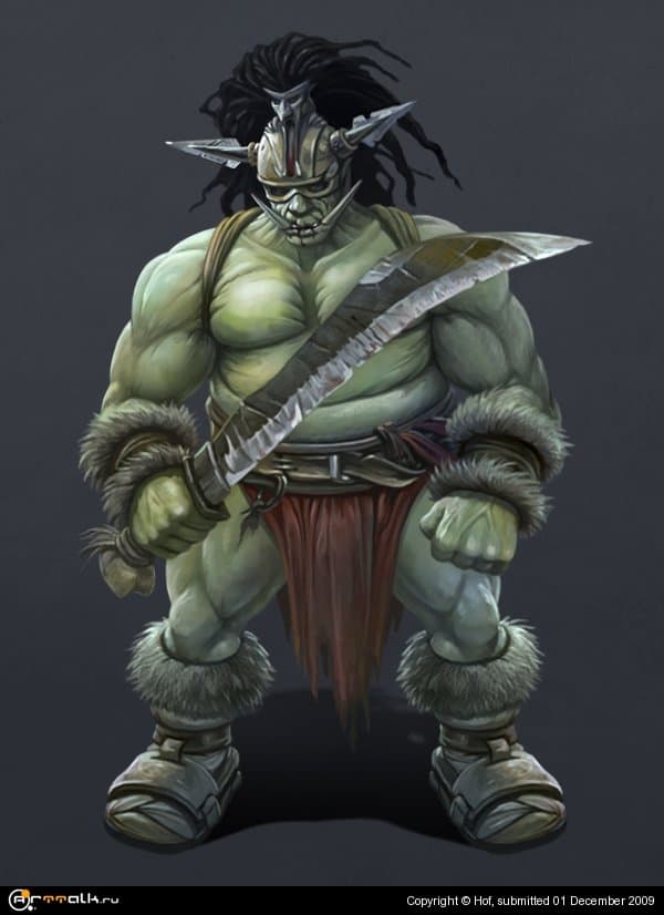 Орк с мечом