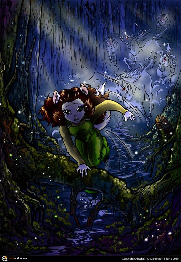 \"Спасаясь от единорогов\"