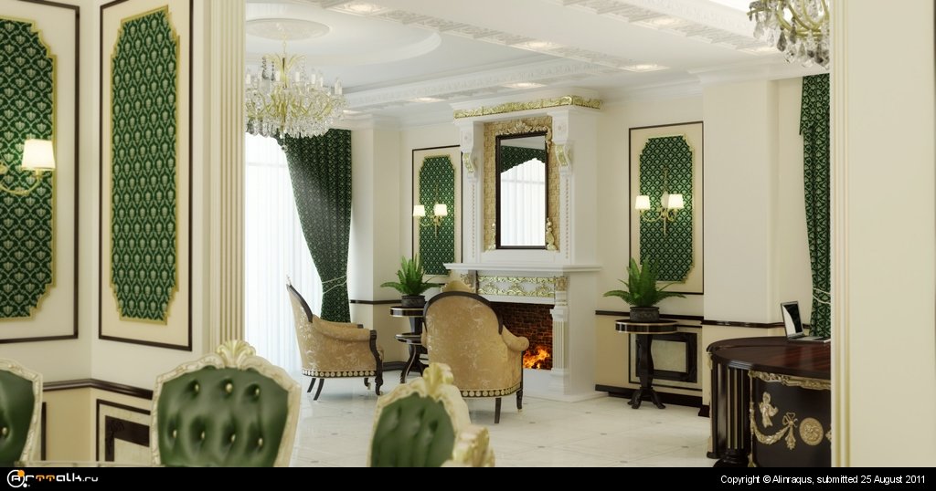 Бошьшой кабинет в классическом стиле