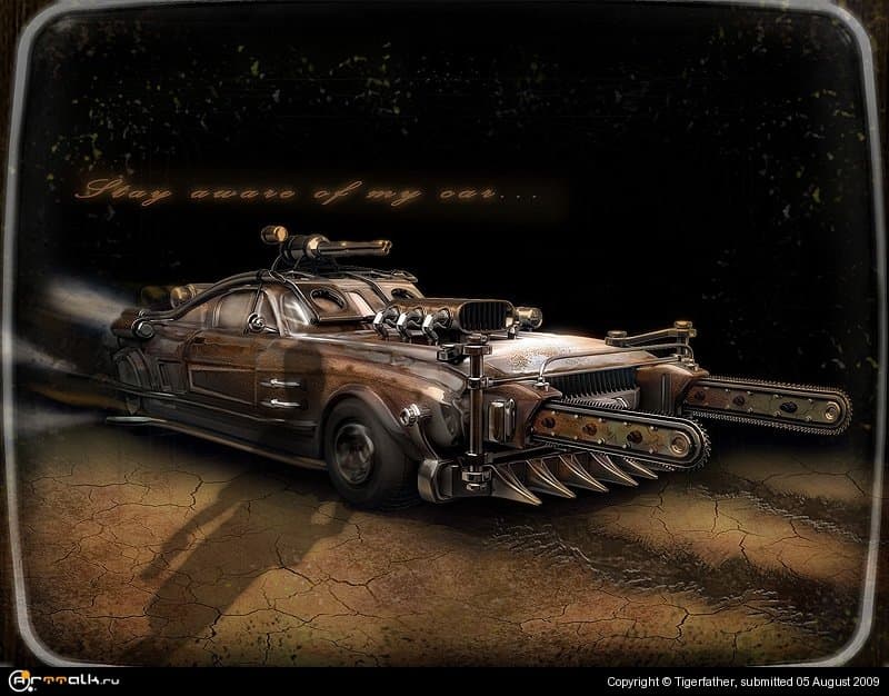 Злой автомобиль.