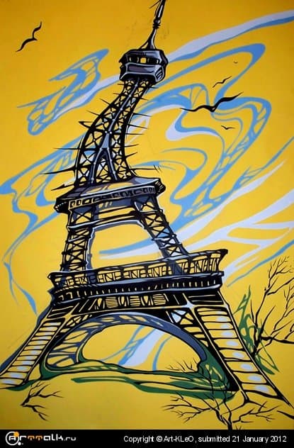 Эфелева башня глазами пьяного приезжего