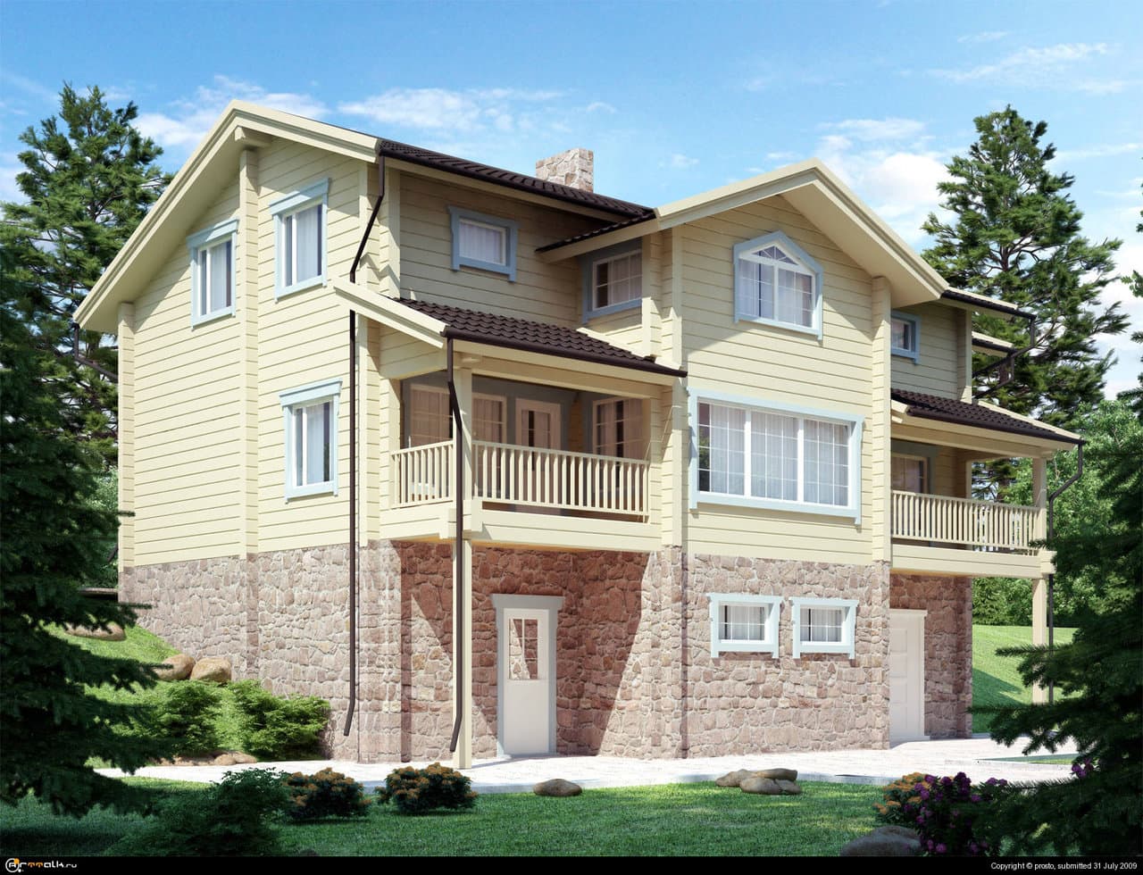 Финский домик