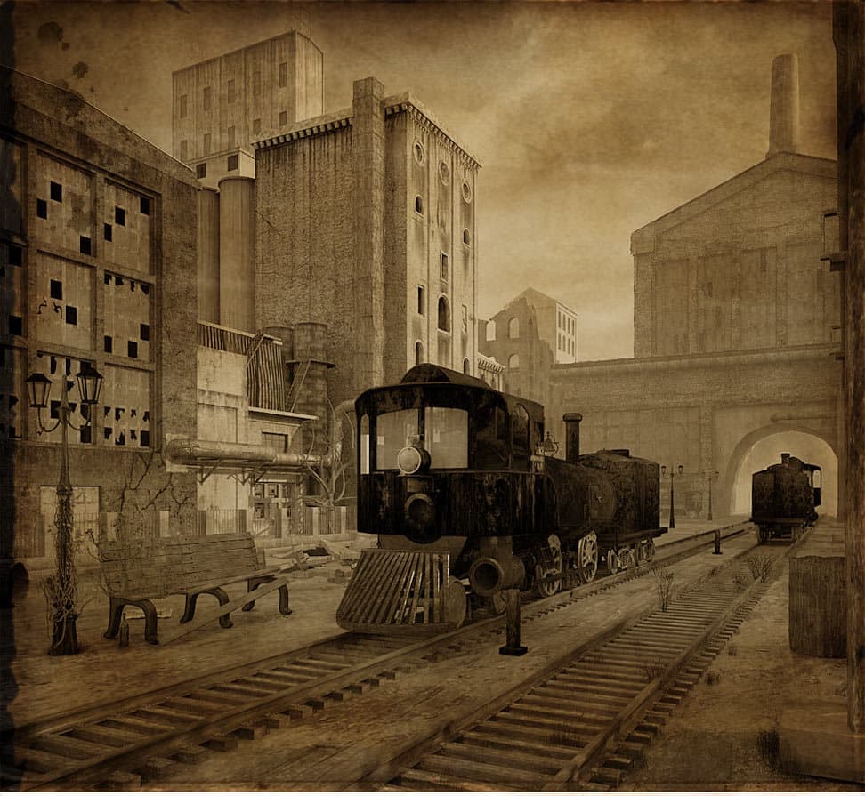 Старый завод...