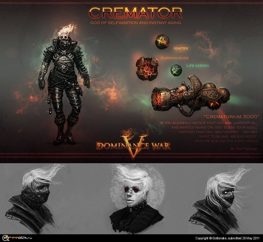 Cremator Concept For Dominance War V