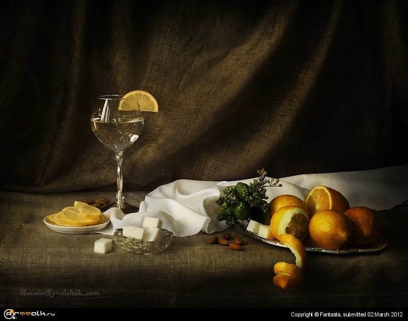Натюрморт Вода с лимоном