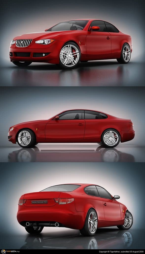 Hunter. European Style Concept Car.