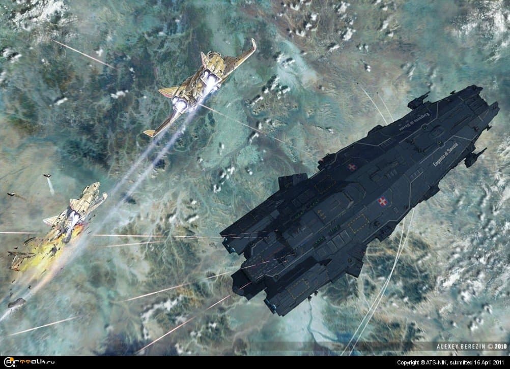 АВР \"Евгений Савойский\" в бою над Лючией