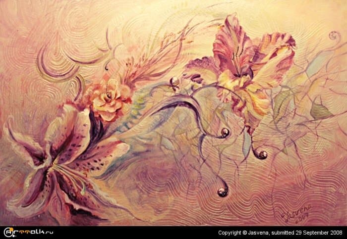 Лилия и Гладиолус